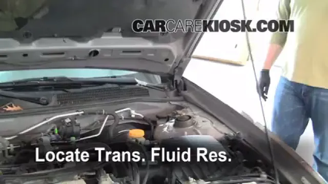 1998 Nissan Altima GXE 2.4L 4 Cyl. Líquido de transmisión Controlar nivel de líquido